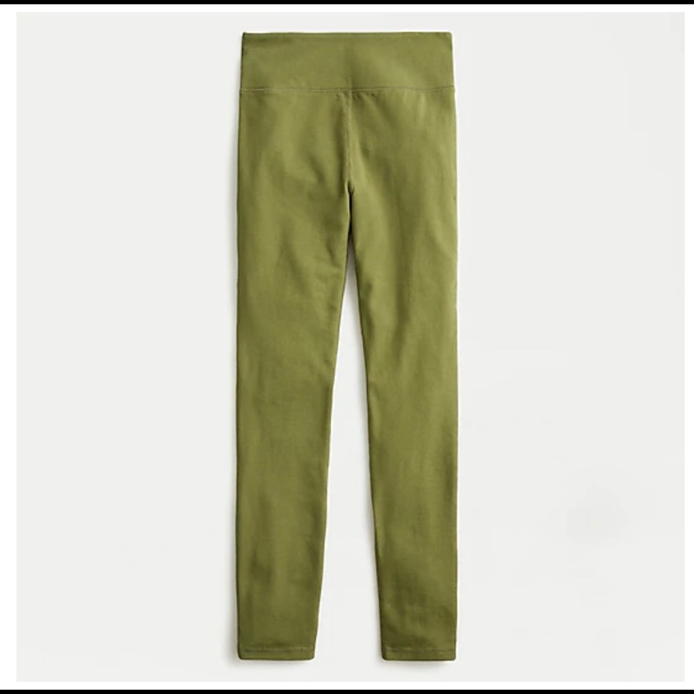 J.Crew 7/8 high-rise leggings - safari